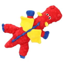 Hondenspeelgoed Jorre draak rood 23x35x8cm