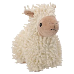 Hondenspeelgoed lama beige 14x20cm