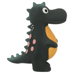 Hondenspeelgoed latex Puga dino zwart S