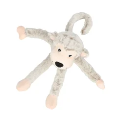 Hondenspeelgoed Minka aap beige 23x12x40cm