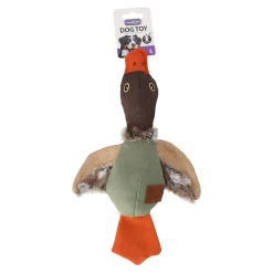 Hondenspeelgoed nature eend 35cm