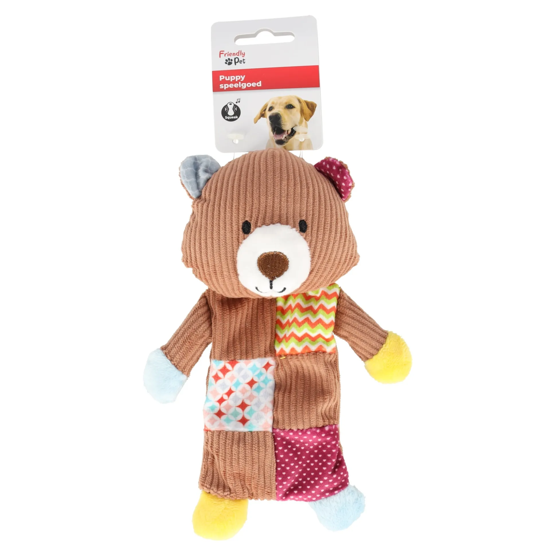 Hondenspeelgoed Nilak beer plush bruin 22cm