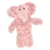 Hondenspeelgoed olifant roze 45cm