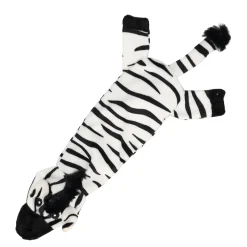 Hondenspeelgoed pluche zebra 32 cm