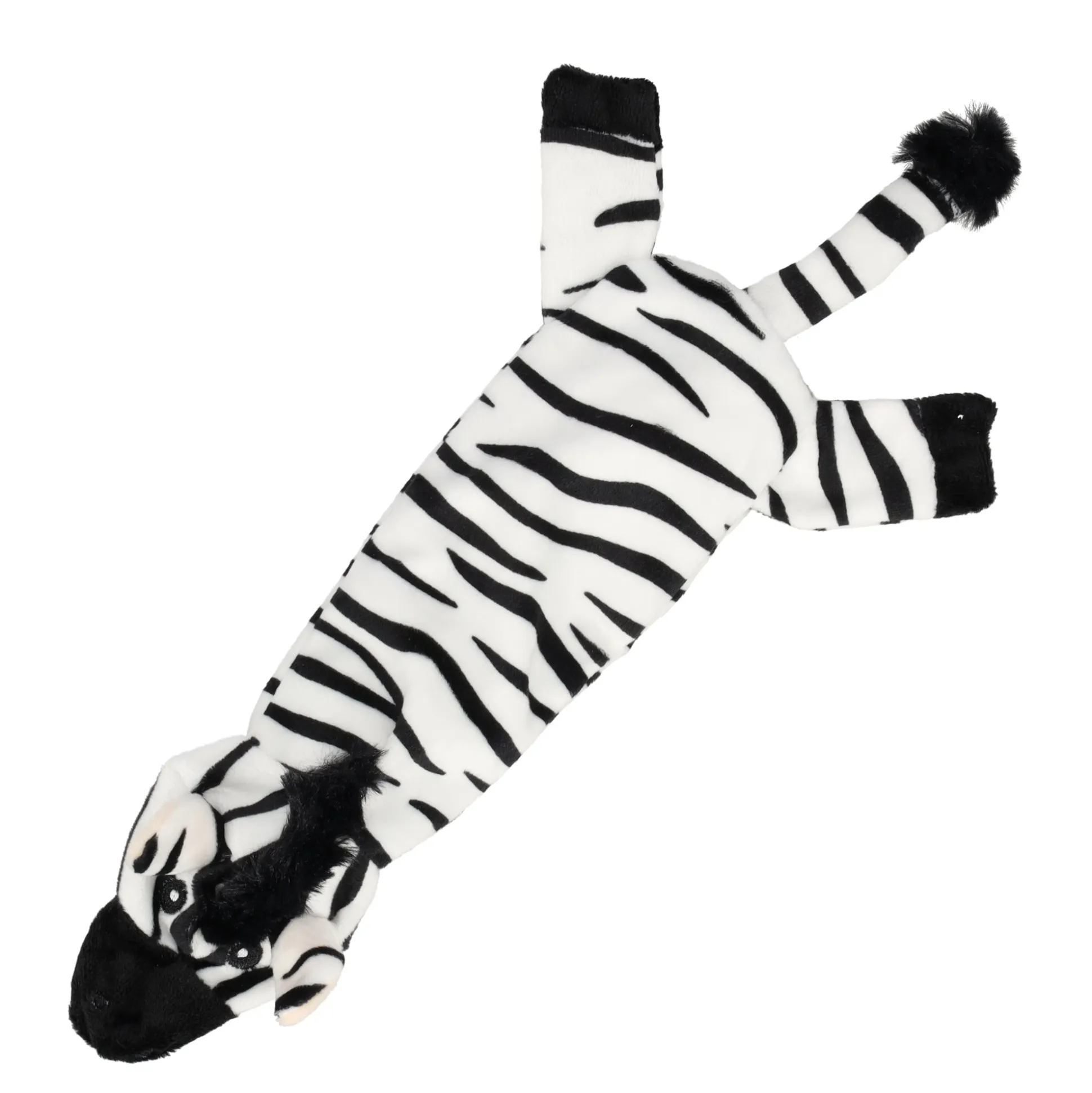 Hondenspeelgoed pluche zebra 32 cm