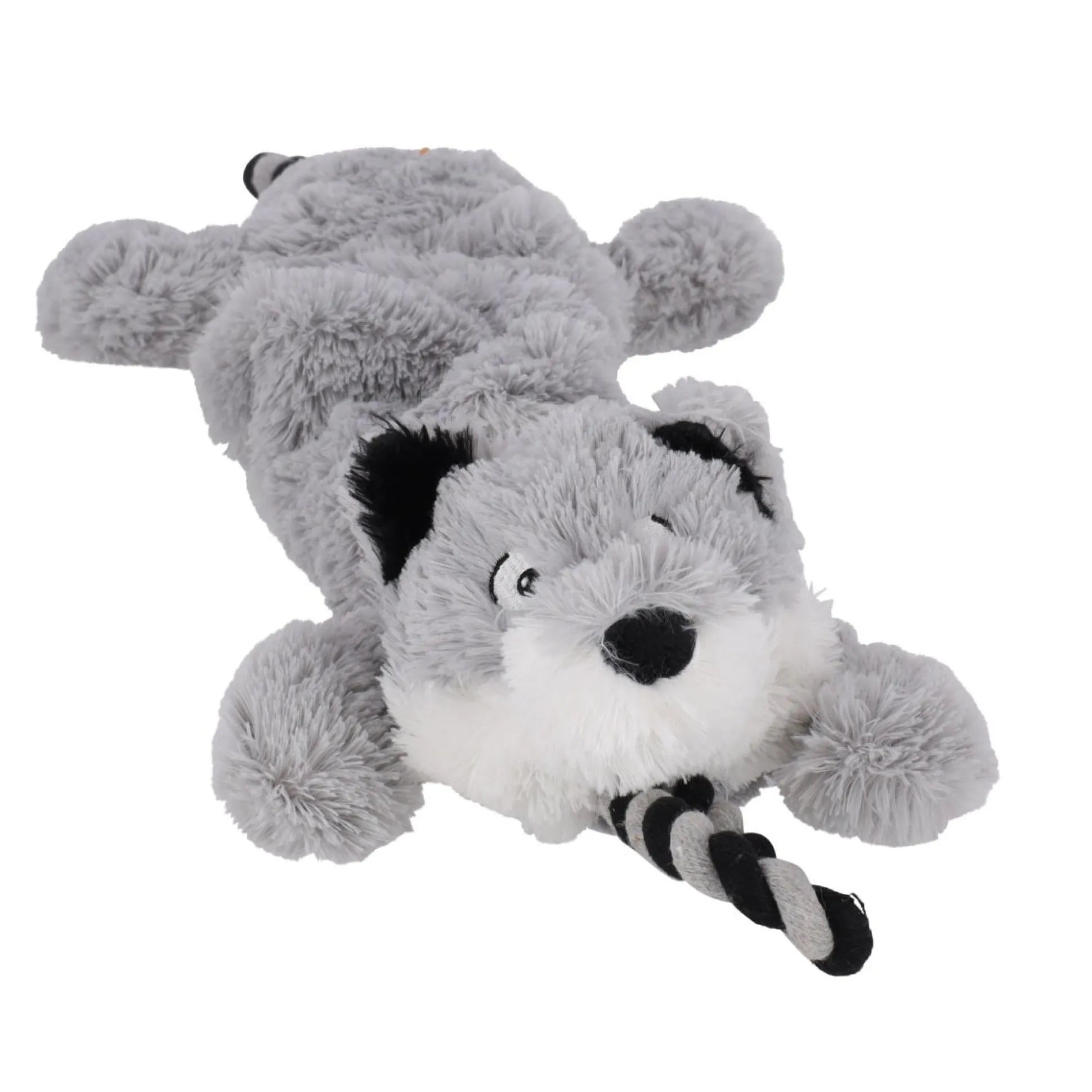 Hondenspeelgoed plush dier met touw 53 cm
