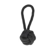 Hondenspeelgoed Ringo touw bal grijs D8,5cm 15mm 25cm