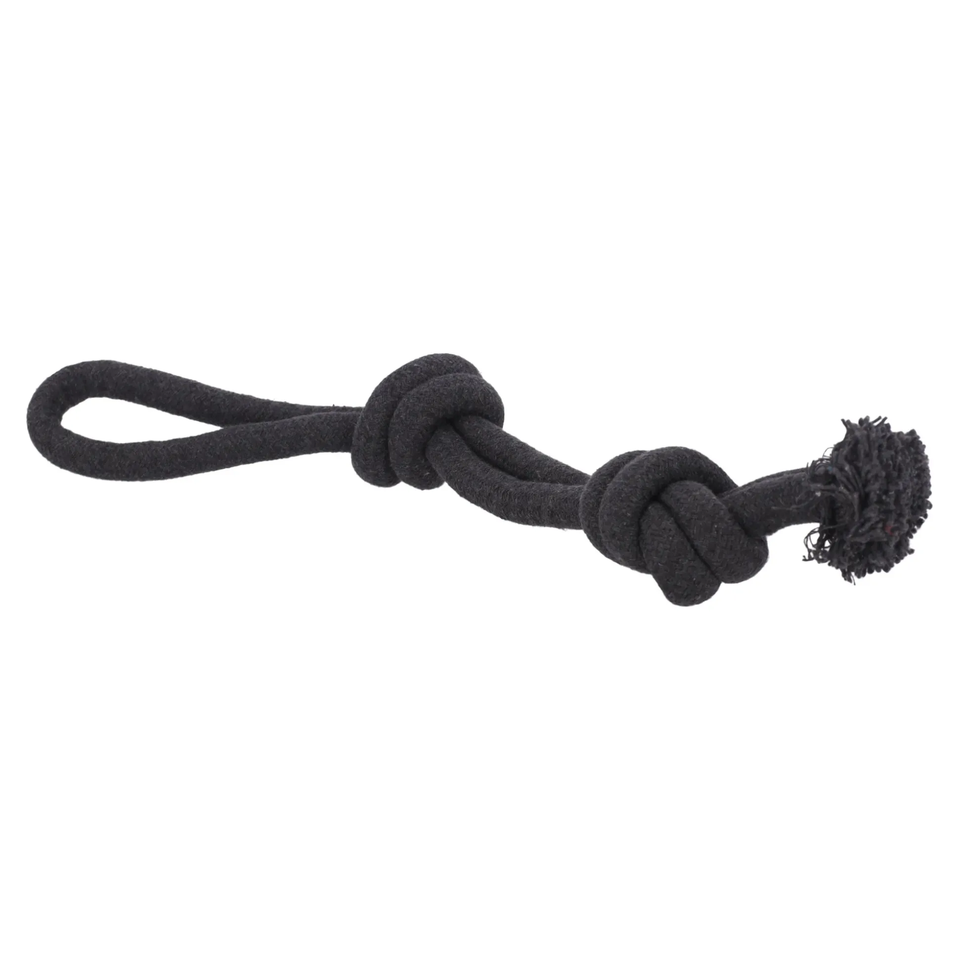 Hondenspeelgoed Ringo trektouw grijs 18mm 45cm