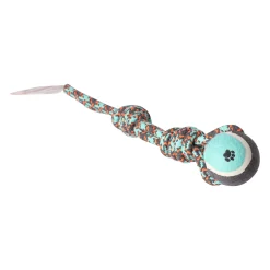Hondenspeelgoed Riva touw twist + bal groen 38cm