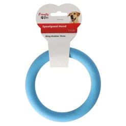Hondenspeelgoed rubber ring 15cm