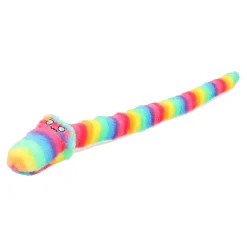 Hondenspeelgoed slang regenboog 76 cm