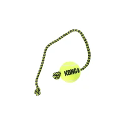 Hondenspeelgoed Squeakair Bal met Touw M Kong