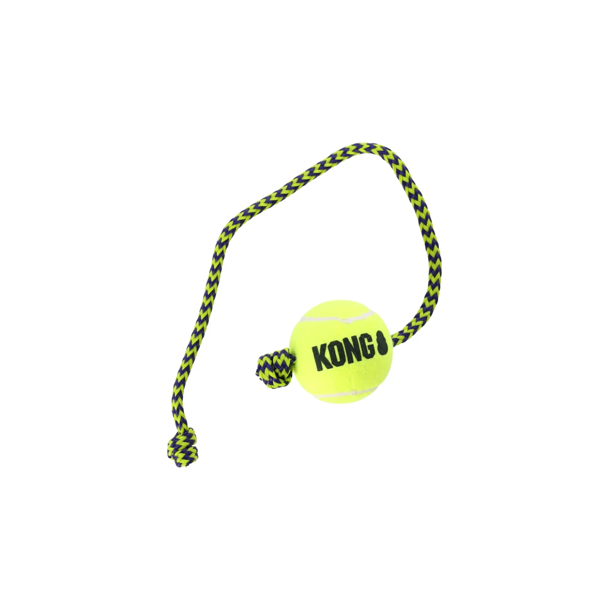 Hondenspeelgoed Squeakair Bal met Touw M Kong