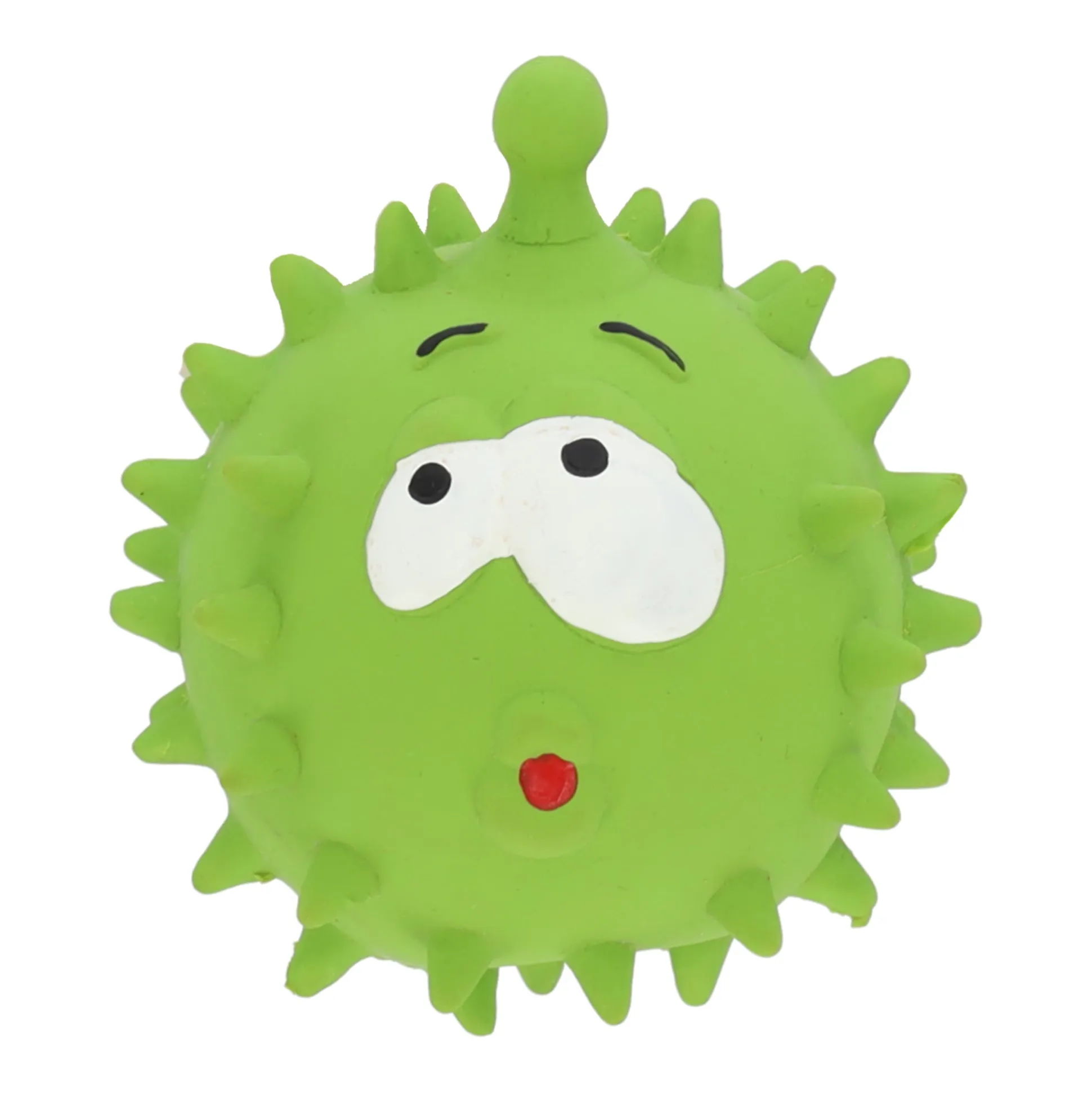 Hondenspeelgoed stekelbal 9cm latex