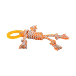 Hondenspeelgoed touw met ring 31 cm