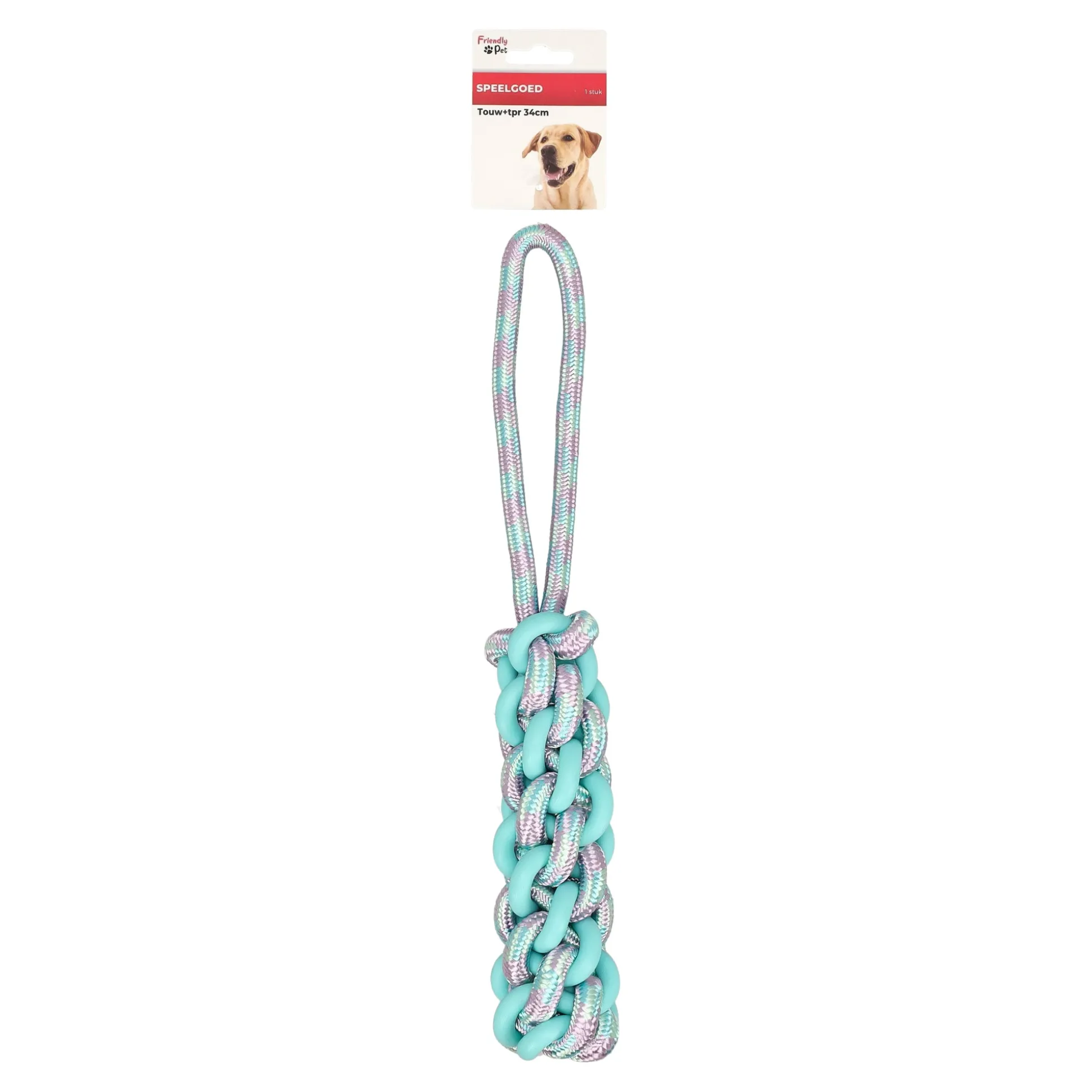 Hondenspeelgoed touw TPR 34cm