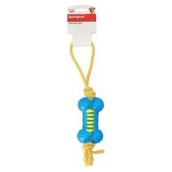 Hondenspeelgoed touw+bot 13cm