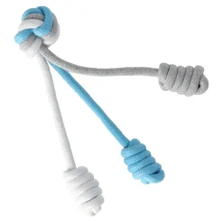 Hondenspeelgoed touwen+bal 22cm