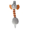 Hondenspeelgoed touw+pluche olifant 42cm