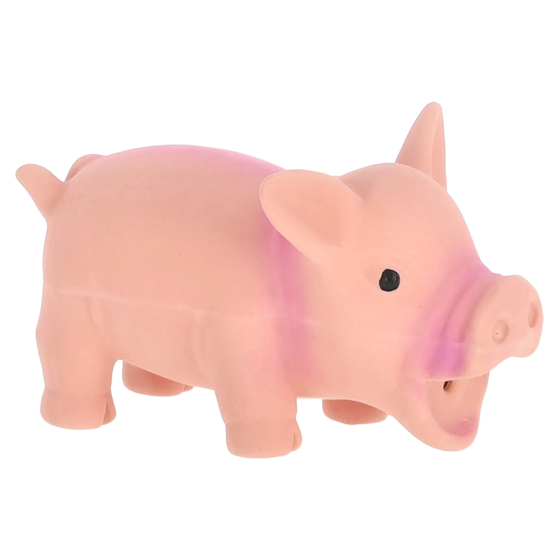 Hondenspeelgoed varken latex 12cm roze