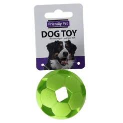Hondenspeelgoed voetbal rubber 6cm