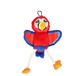 Hondenspeelgoed vogel+touw 26cm