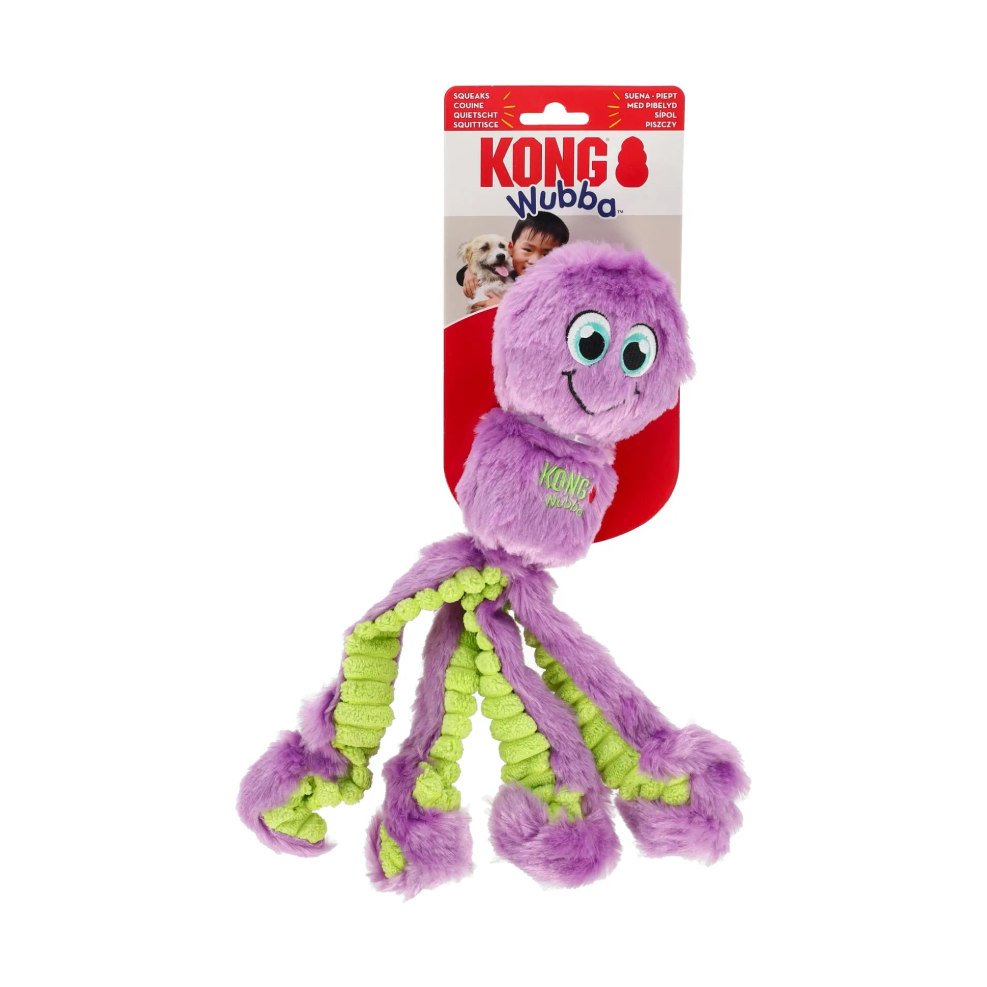 Hondenspeelgoed Wubba octopus L Kong