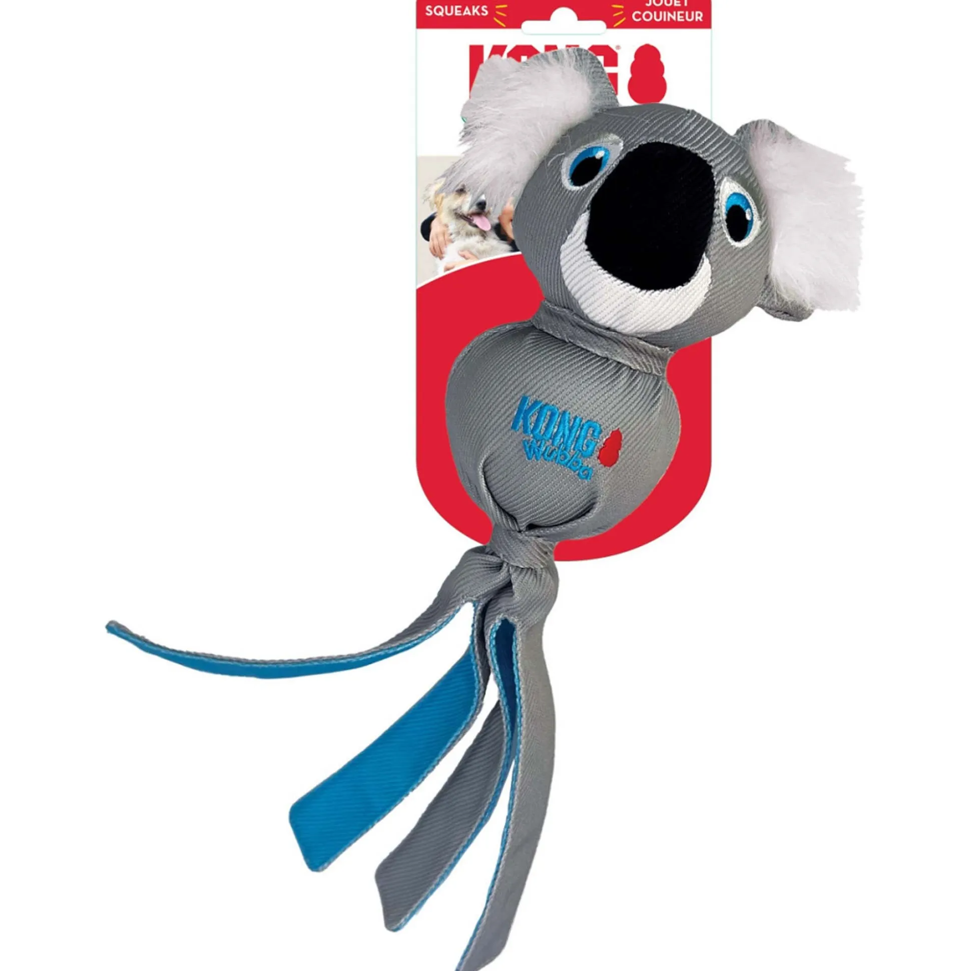 Hondenspeelgoed Wubba zoo koala L Kong
