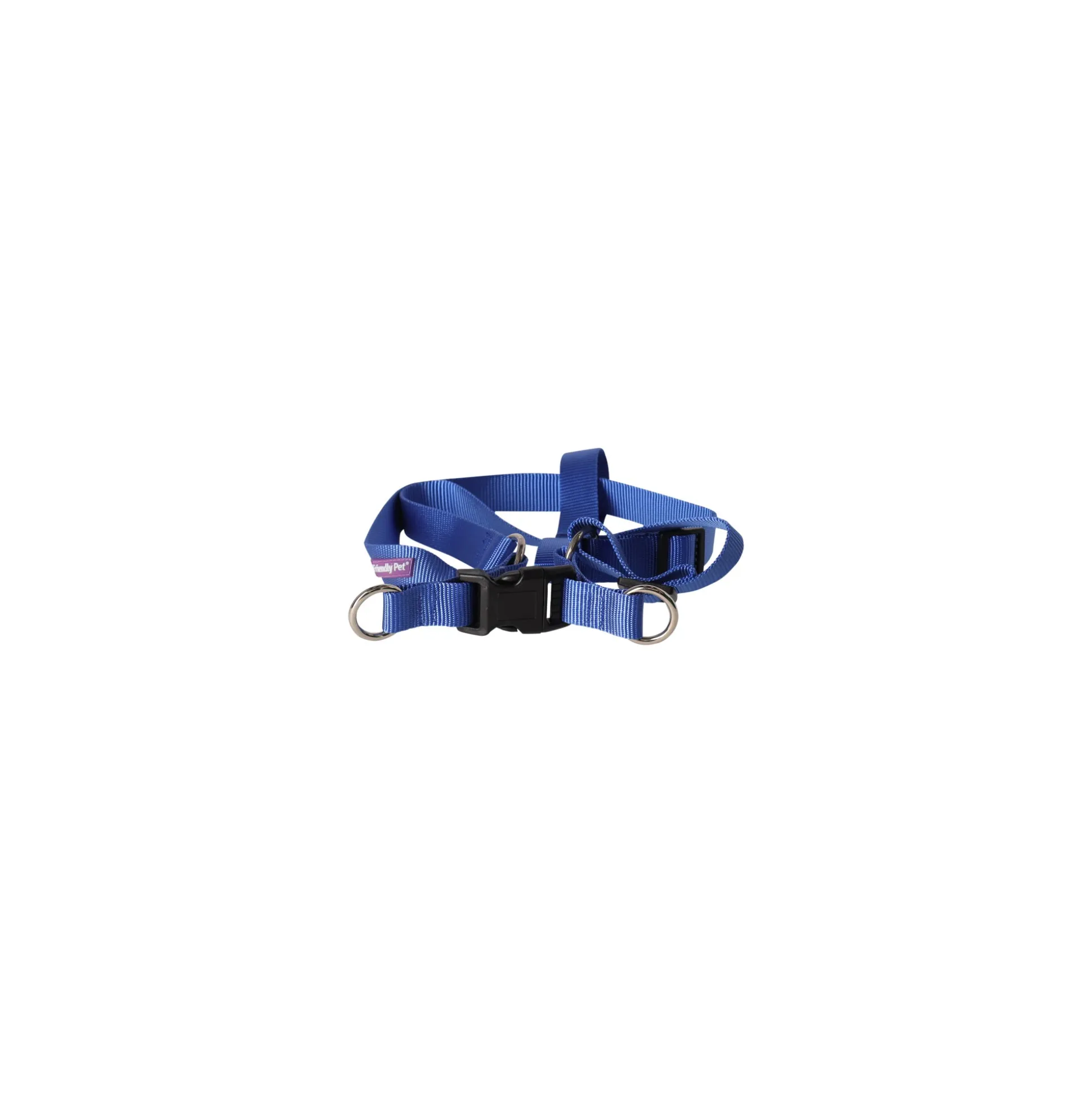 Hondentuig A 25mm 55-80cm blauw FP