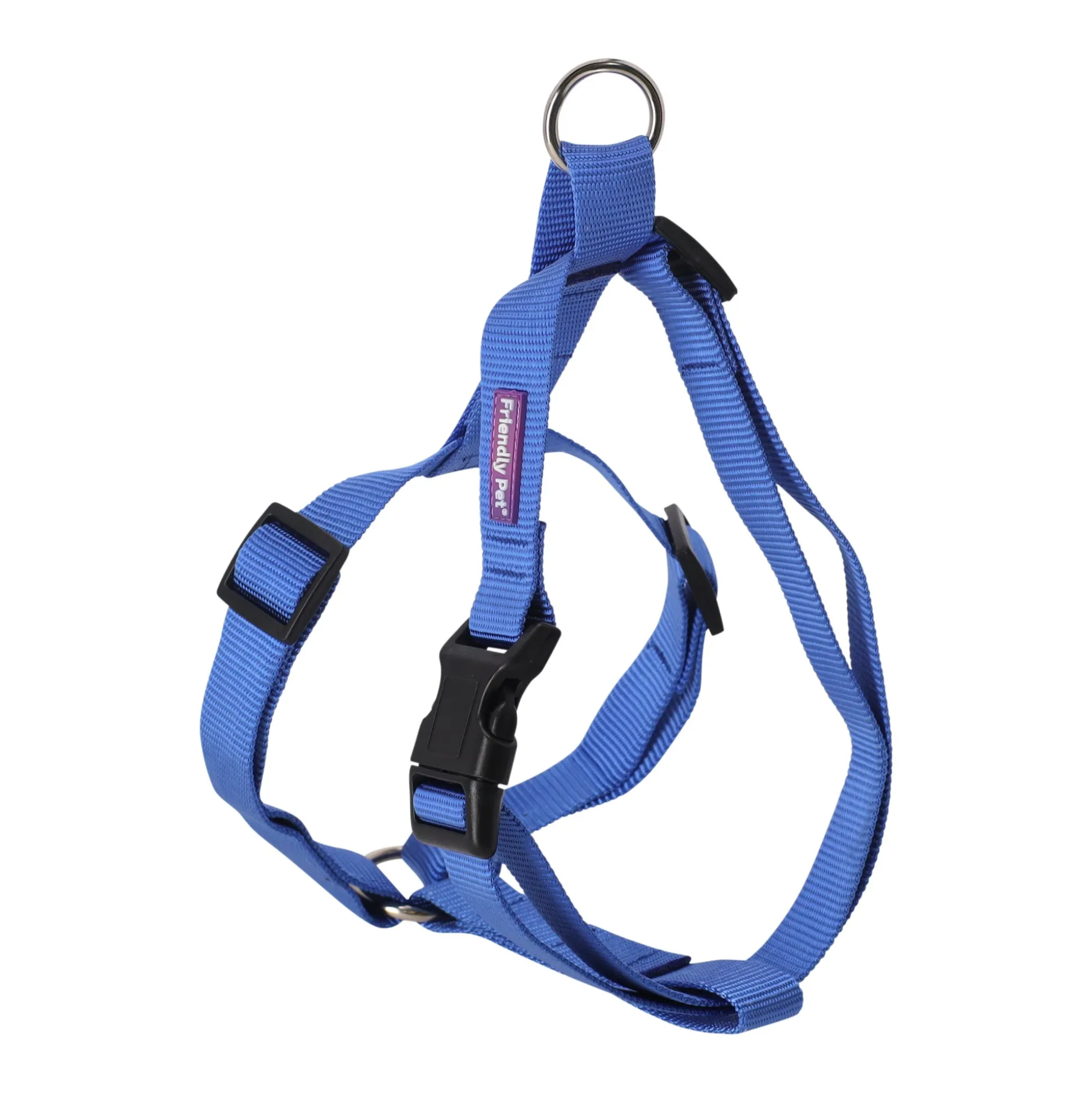 Hondentuig H 25mm 55-80cm blauw FP