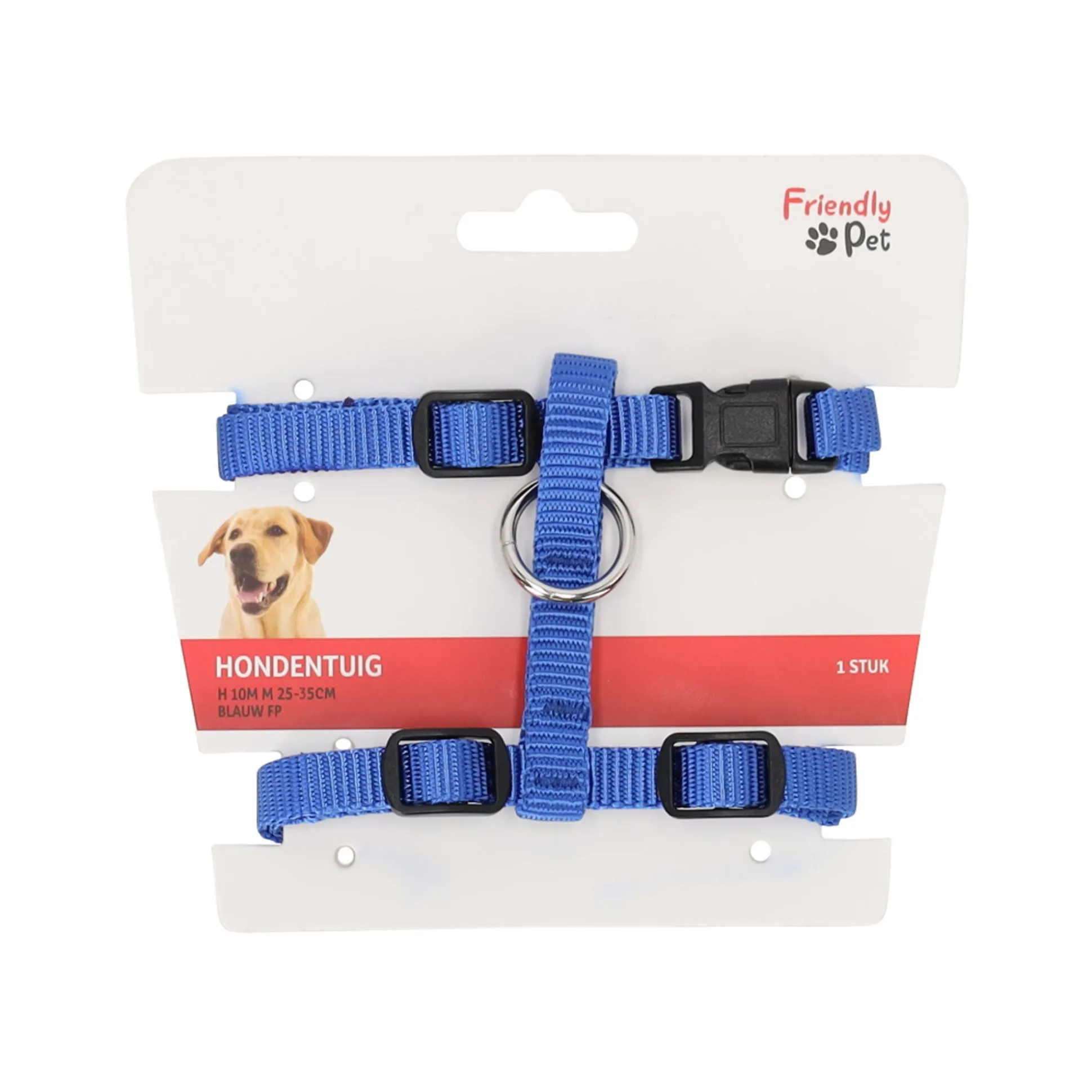 Hondentuig H 10mm 25-35cm blauw FP