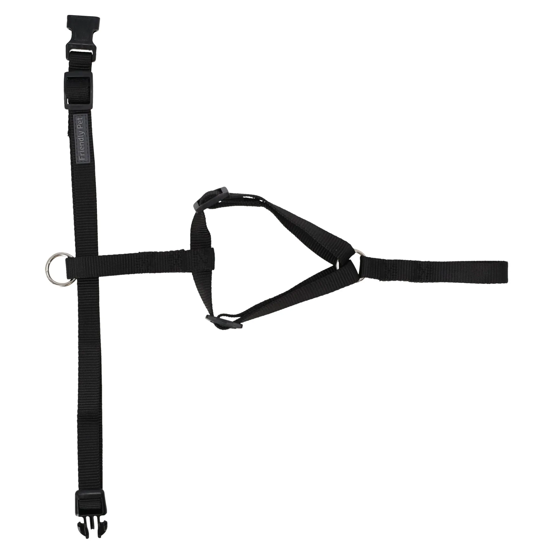 Hondentuig H 10mm 25-35cm zwart FP