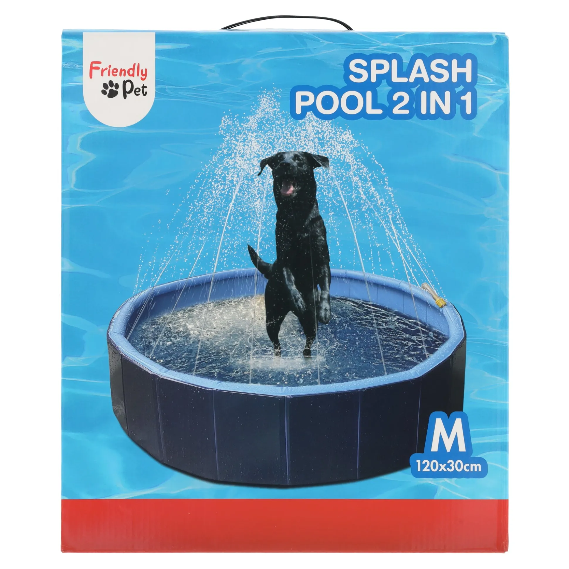 Hondenzwembad met sprinkler 120cm Splash