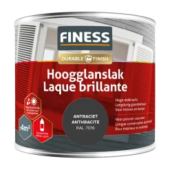 Hoogglans antraciet 14203 250ml Finess