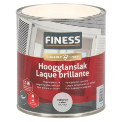 Hoogglans crème wit 750ml 14204 Finess