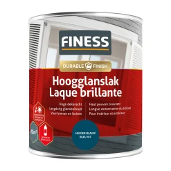 Hoogglans helder blauw 1429 750ml Finess
