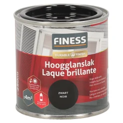 Hoogglans zwart 1428 250ml Finess