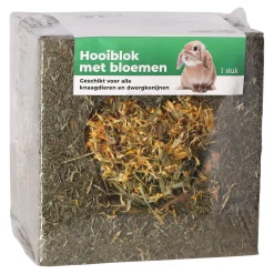Hooiblok + bloemen 450gr Friendly Pet