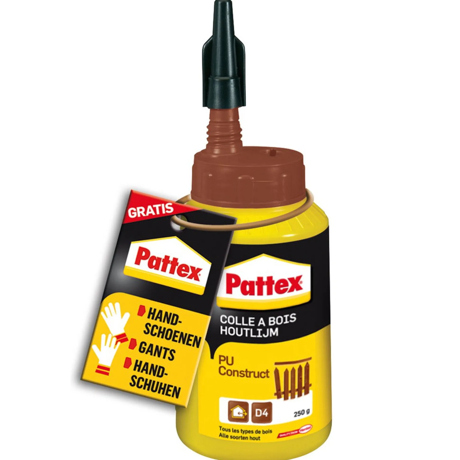 Houtlijm PU construct 250G Pattex
