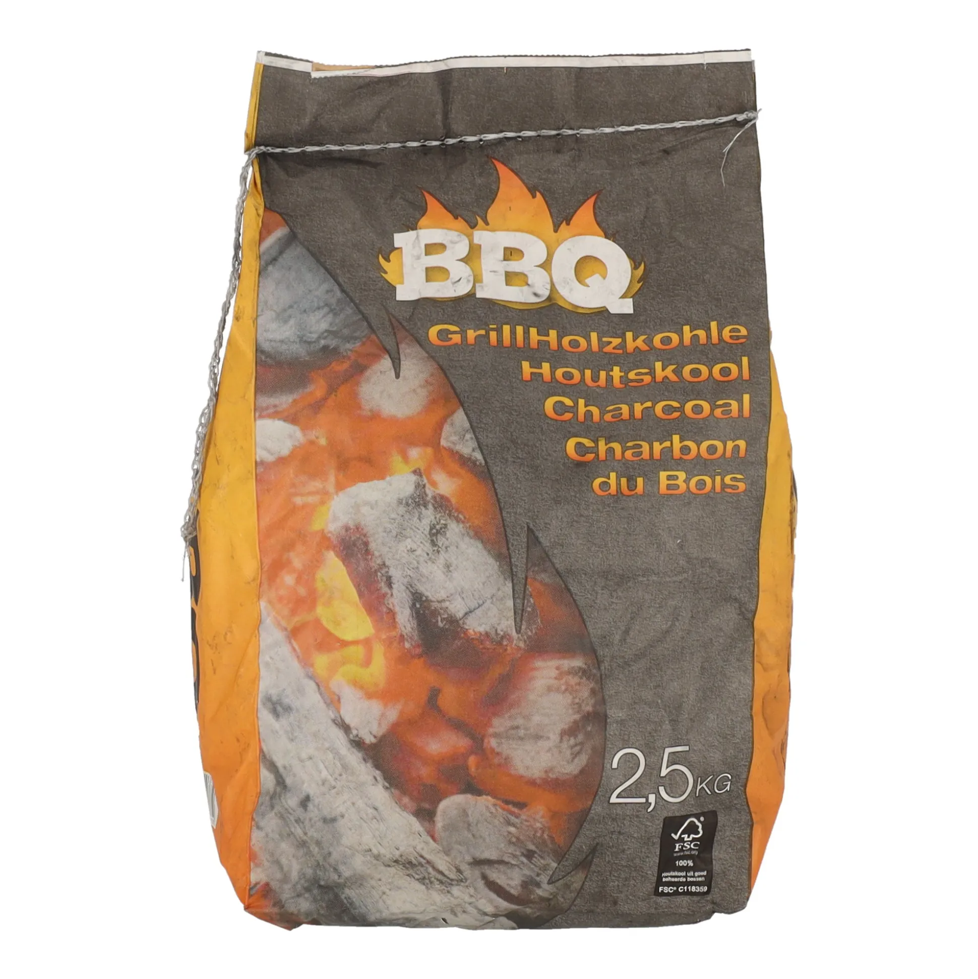 Houtskool 2,5 kg