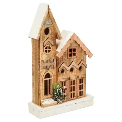 Huis kerst 38 cm 5 LED