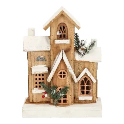 Huis kerst 33 cm 10 LED