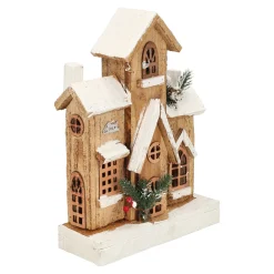 Huis kerst 33 cm 10 LED