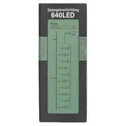 Ijspegel verlichting slow flash 640 LED warm wit