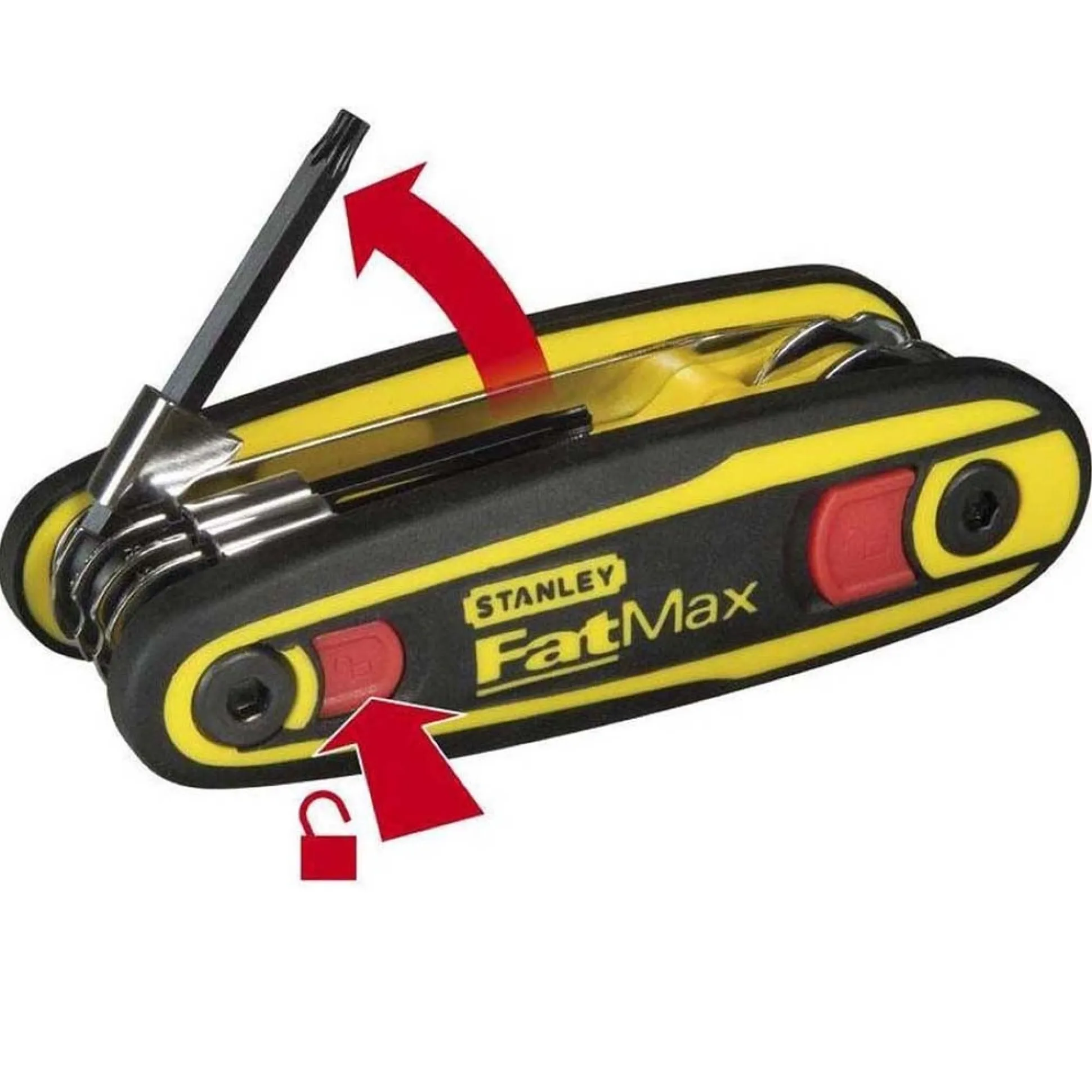 Inbussleutelset 8-delig lock Fatmax