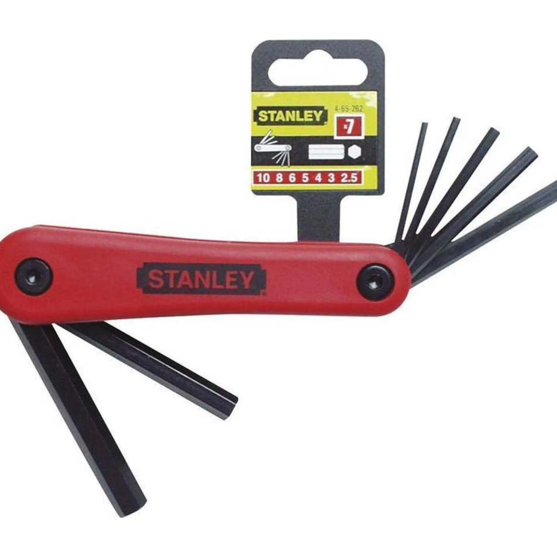 Inbussleutelset 7-delig opvouw 4-69-261