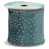Inpaklint velvet 6 x 300 cm groen
