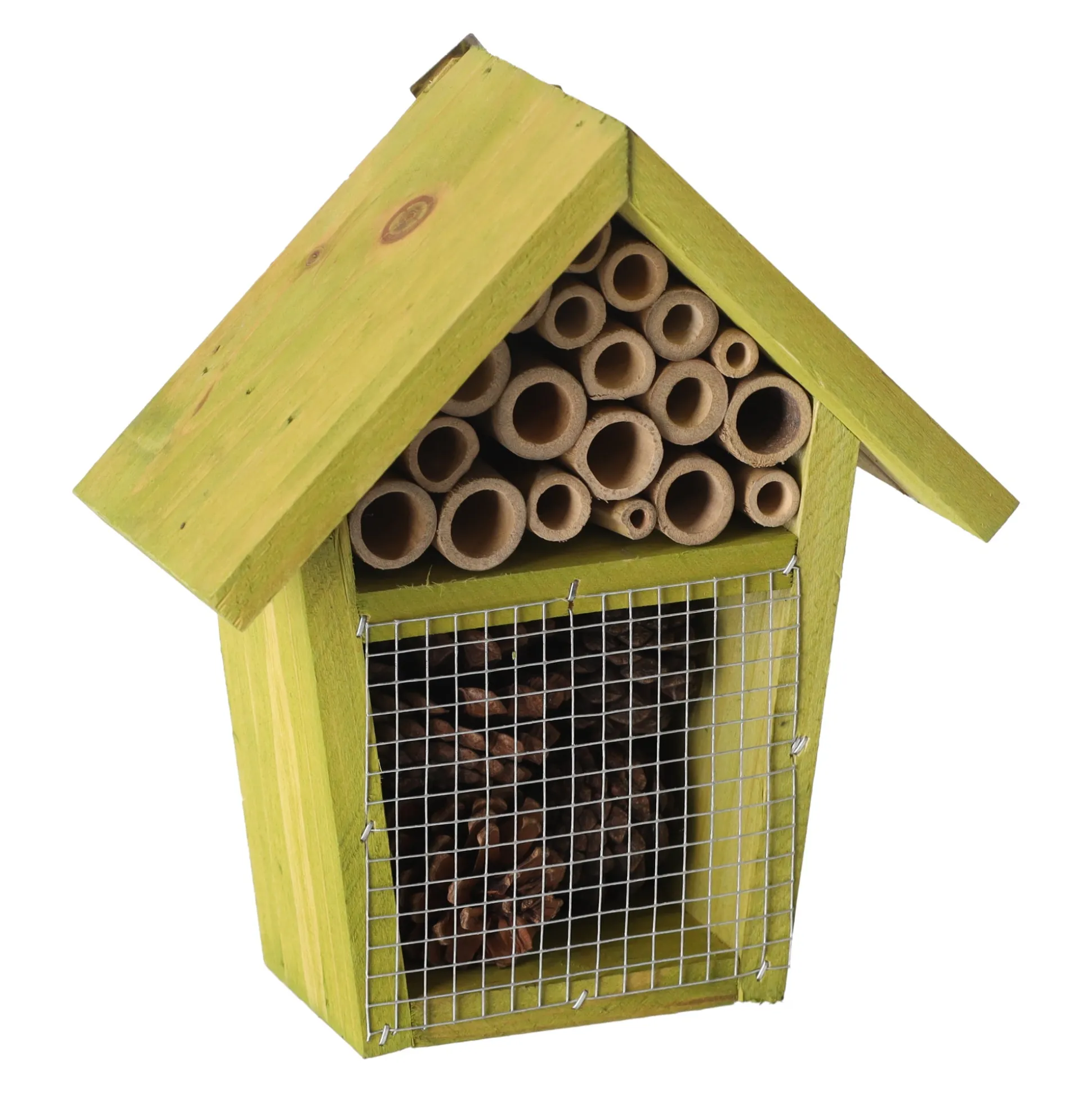Insectenhotel 18 x 9 x 20 cm ekster kleur