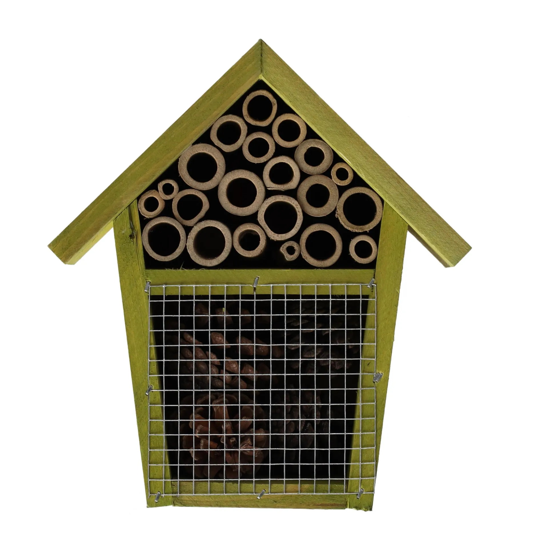 Insectenhotel 18 x 9 x 20 cm ekster kleur