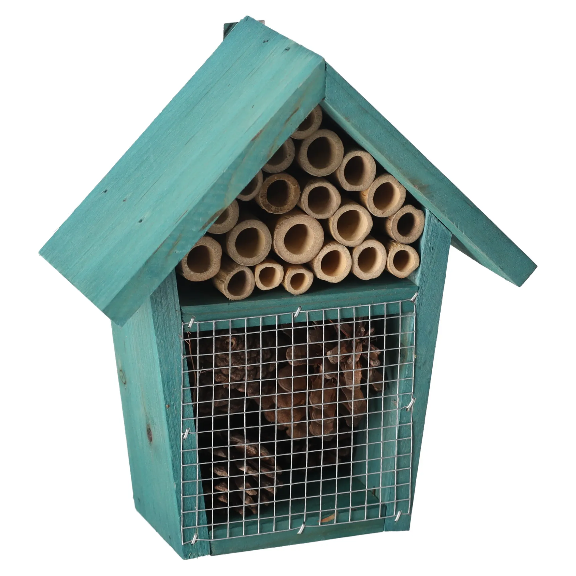 Insectenhotel 18 x 9 x 20 cm ekster kleur